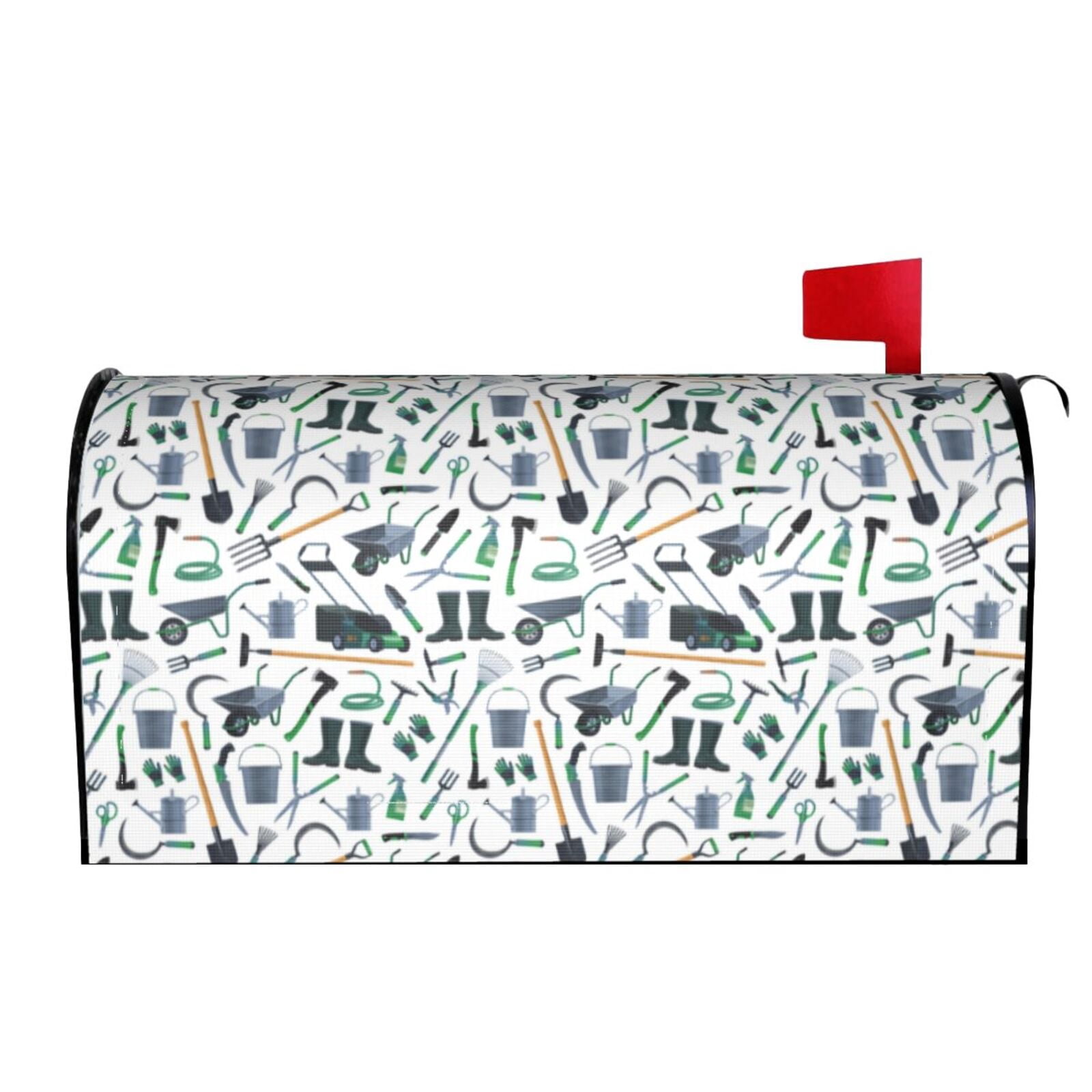 Xecao Modern Industry for Mailbox Cover with Magnetic Strips, Waterproof and Sunscreen, Adds a Decorative Touch to Your Garden Yard.