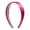 Hot Pink, variant on Wide Satin Headband For Handmade Hair Elegant Non Styling Clamp Comfortable Daily Wear Versatile Headwear Accessory, Hot Pink