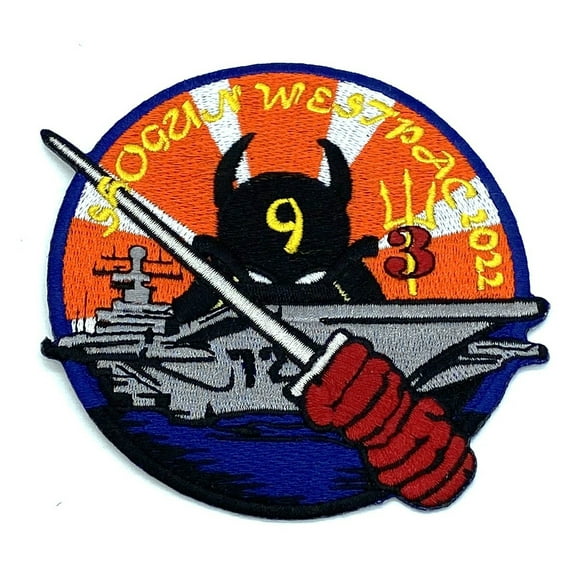 VFA-41 Shogun Westpac 2022 Cruise Patch - Plastic Backing, 3"