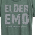 thumbnail image 3 of Instant Message - Elder Emo Never A Phase  - Women's Short Sleeve Graphic T-Shirt, 3 of 7