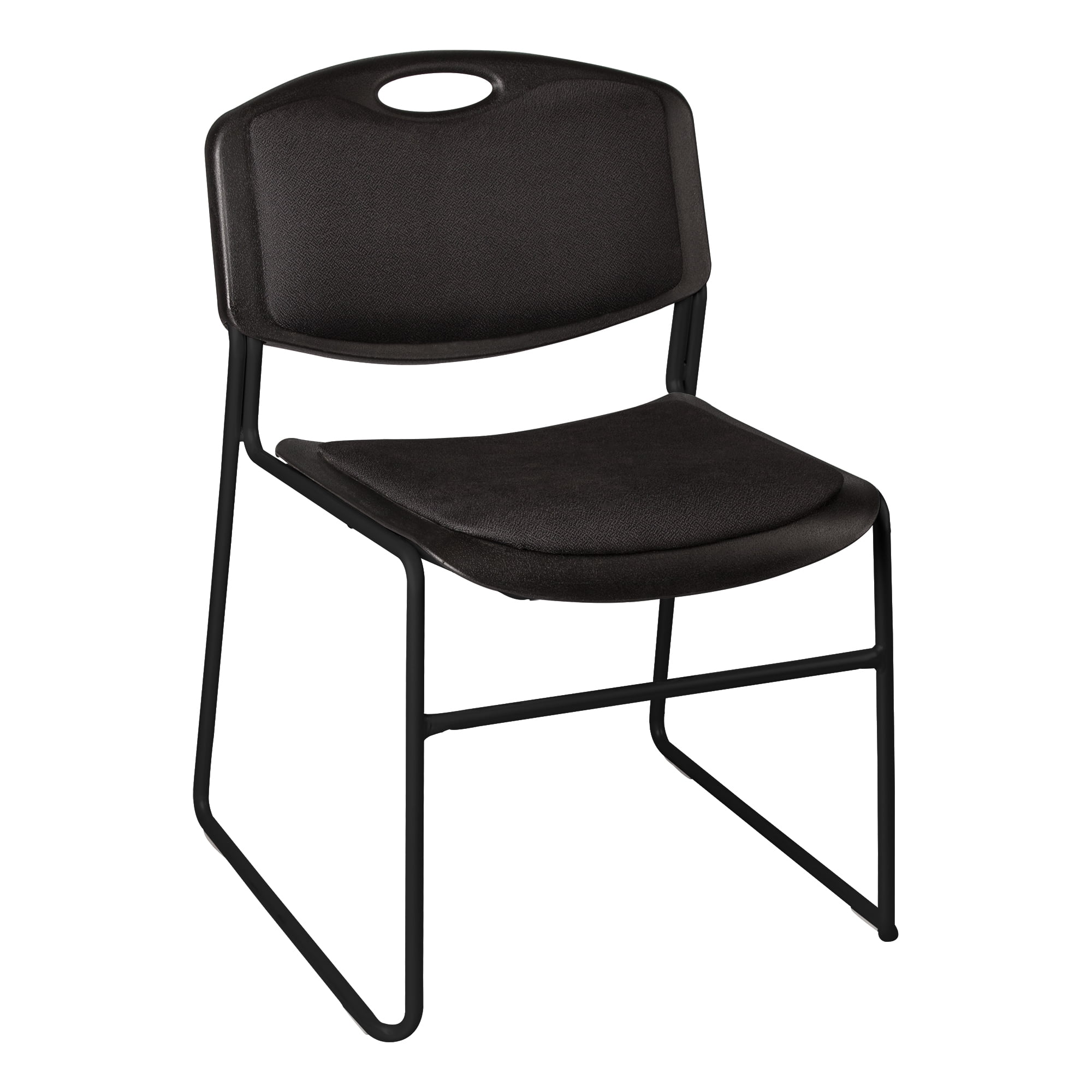 Norwood Commercial Furniture HeavyDuty Plastic Stacking Chair with Padded Seat and Back (Pack