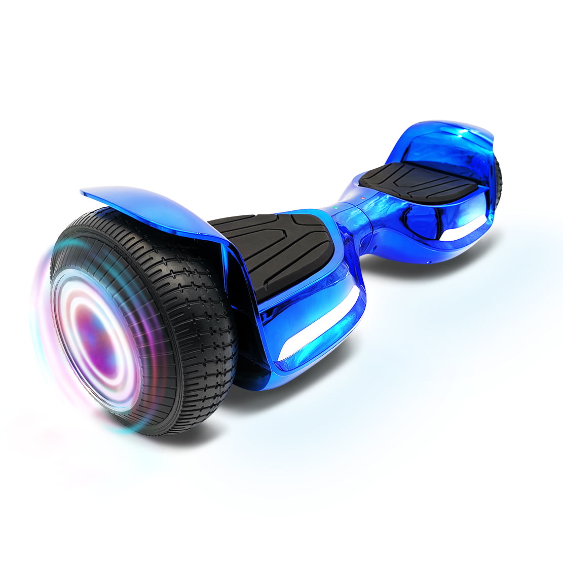 Rawrr Hoverboard Self Balancing Electric Scooter with LED Lights and Bluetooth Speaker for Kids and Adults, UL2272 Certified, Transforming Color Silver) - Walmart.com