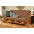 thumbnail image 2 of Kodiak Furniture Monterey Butternut Sofa and Marmont Mocha Brown Fabric Mattress, 2 of 5