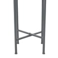 thumbnail image 5 of CosmoLiving by Cosmopolitan 13" x 36" Deep Recessed Dome Dark Gray Metal Planter with Removable Stand, 5 of 9