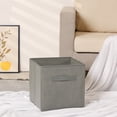 thumbnail image 5 of Unique Bargains Fabric Storage Cube Storage Bin Storage Basket Grey, 5 of 7