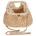 thumbnail image 5 of Spencer Straw Clutch Bag Crossbody Bag for Women Summer Satchel Purse Fashion Woven Top Hanlde Handbags for Beach Vacation, 5 of 8