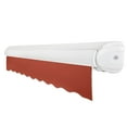 thumbnail image 2 of Awntech 18 Ft Key West Left Motorized Heavy Duty Patio Retractable Awning with Cassette (216in x 9.38in x 120in), Terracotta, 2 of 6