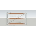 thumbnail image 2 of Estate Swing * 3 Rail * DIY * Wood Gate Frame Kit * Single Frame * Build Your Own, 2 of 5