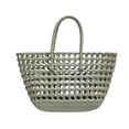 thumbnail image 2 of Bolso tote tejido para mujer, elegante, de gran capacidad, con asa superior para ir al trabajo y citas. Verde claro, 2 of 9
