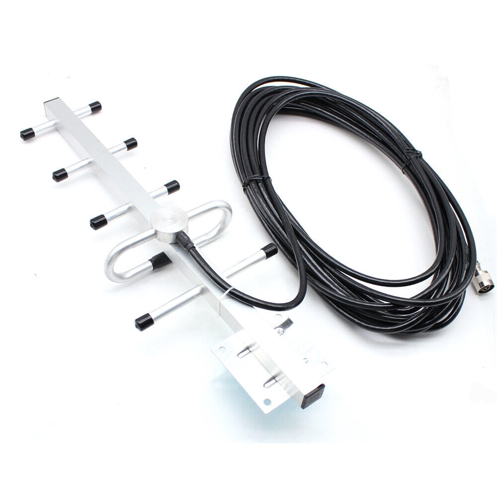 GSM 900MHZ Mobile Phone Signal Amplifier Repeater Cell Phone Signal Booster, Home Cell Phone Booster Network Booster +Yagi Antenna