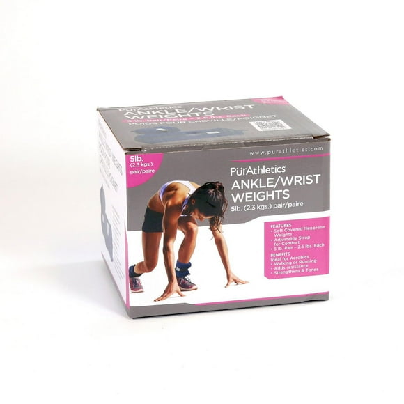 PurAthletics 5lb Ankle & Wrist Weights - WTE100855