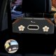 thumbnail image 5 of Organizador para reposacabezas de coche, asiento trasero, accesorios para coche, porta pañuelos multiusos Flor negra 3D, 5 of 9