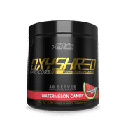 EHPlabs OxyShred Super Dosed Thermogenic Pre Workout Powder for Shredding - Pre Workout Powder with L Glutamine & Acetyl L Carnitine, Energy Boost Drink - Grape Bubblegum, 40 Servings