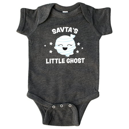 

Inktastic Cute Savta s Little Ghost with Stars Gift Baby Girl Bodysuit