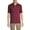 Burgundy, variant on Essentials Men's Long Sleeve All Day Comfort Polo Shirt - 100% Cotton Won't Shrink Pill Fade