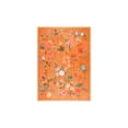 thumbnail image 2 of Balacho Cozy Bohemian Style Floral Design Faux Wool Area Rug, 2' x 3', Orange, 2 of 7