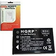 HQRP Battery for Aiptek IS-DV / ISDV DZO-V37 / A-HD Pro / AHD Pro Z5X5P / M-DV CB / MDV CB DZO-V58N Camcorder Replacement