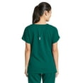 thumbnail image 2 of Grey's Active Women's 4 Pocket Knit Side Panel V-Neck Scrub Top - 41423X, 2 of 2