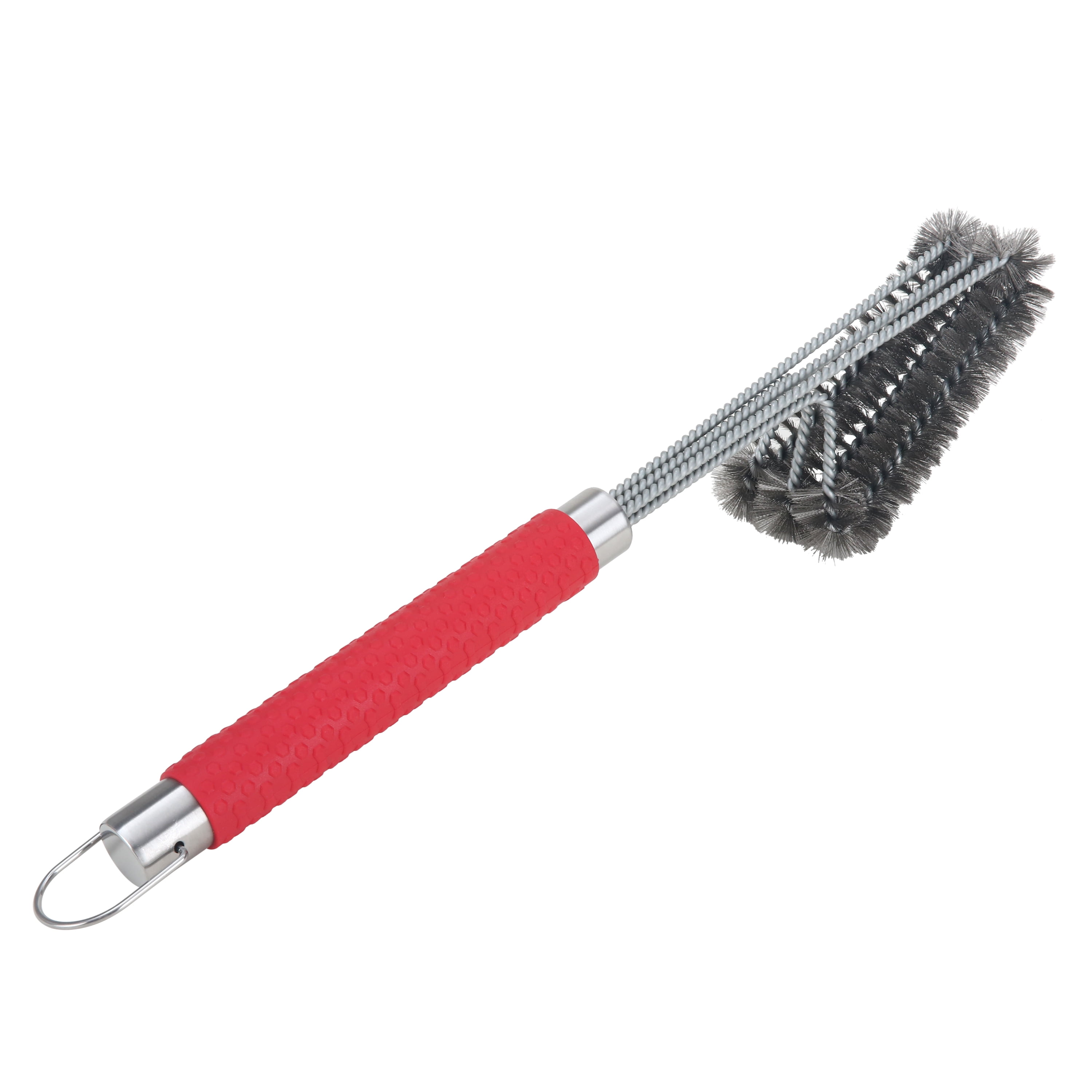 Expert Grill Stainless Steel 21 inch 3Head Grill Brush with Soft Grip