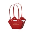 thumbnail image 2 of Bolso para guardar ramos de flores, arreglo floral, caja de regalo de papel para graduación Rojo oscuro, 2 of 9