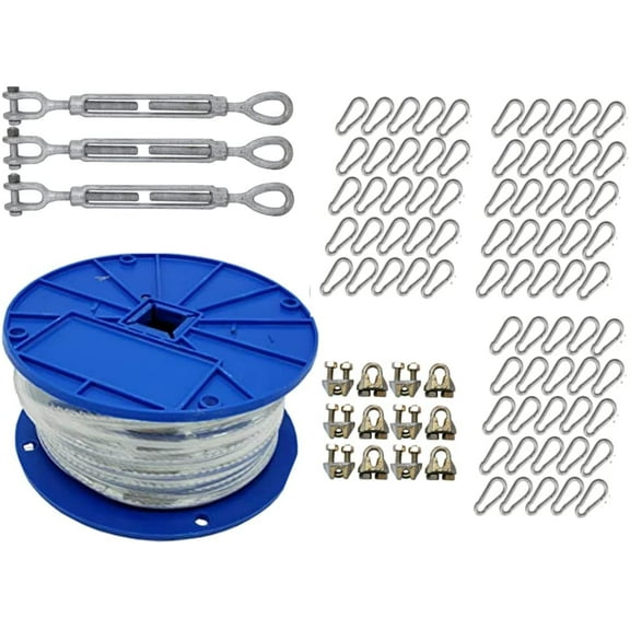 Jones Sports Medium Duty Cable Kit for Baseball and Softball Batting Cages