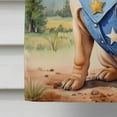thumbnail image 4 of Carolines Treasures DAC5979CHF 40 x 28 in. Shar Pei Cowboy Welcome House Flag, 4 of 5