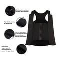 thumbnail image 4 of Soidarity Chaleco de corsé de entrenamiento de cintura para hombres para pérdida de peso Faja corporal de neopreno caliente con camiseta sin mangas con Ropa Deportiva, Zapatos negro METRO Soidarity OD014640-01, 4 of 6