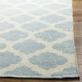thumbnail image 2 of SAFAVIEH Montauk Proinsias Geometric Cotton Area Rug, Light Blue/Ivory, 2'6" x 4', 2 of 5