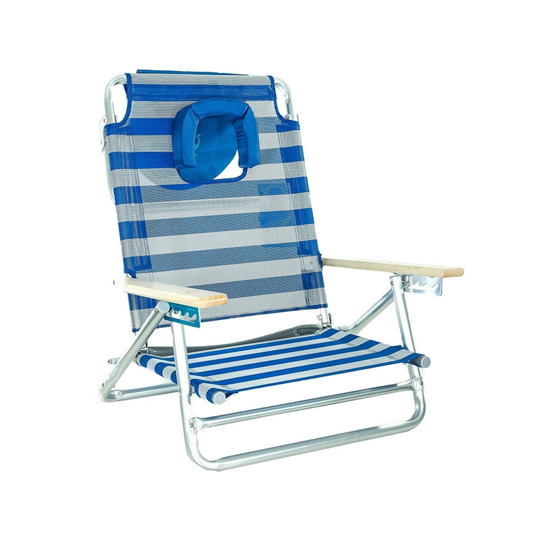 Ostrich ladies blue discount aluminum folding beach chair