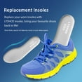 thumbnail image 5 of LTOHOE Memory Foam Insoles for Men, Replacement Shoe Inserts for Running Shoes, Hiking Shoes, Sneaker, Cushion Shoe Insoles Shock Absorbing for Foot Pain Relief, Comfort Inner Soles 8mm Grey US 12, 5 of 7