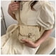 thumbnail image 3 of Zhuge Bolso de hombro tejido para mujer, bolso de mano tejido, bolsos de mano tejidos elegantes para la playa de verano, bolsos de hombro (caqui C), 3 of 5