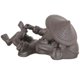thumbnail image 1 of Fisherman Figurines Decor Chinese Style Miniature Fisherman Statue Ceramic Realistic Modeling For Home Decor 1Pcs, 1 of 1