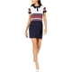 thumbnail image 2 of Maison Jules Vestido de suéter a rayas para mujer, azul, XX-Large, 2 of 2