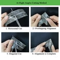 thumbnail image 3 of Bathroom and Kitchen Sealing Strip, 1.5 "x 10.5" PVC Self-adhesive Tape, Waterproof Sealing Tape for Kitchen Stove, Bathroom, Toilet, Bathtub, Sink Edge Protection, White Marble, 3 of 5