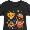 thumbnail image 3 of The Lion King - Simba, Pumbaa, Timon, & Zazu - Toddler & Youth Girls Short Sleeve Graphic T-Shirt, 3 of 5