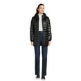 thumbnail image 3 of Swiss Tech Women's Hooded Mid Length Puffer Jacket, Sizes XS-3X, 3 of 6