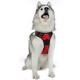 thumbnail image 1 of SAYDY Dog Harness, No-Pull Pet Harness with 2 Leash Clips, Adjustable Soft Padded Dog Vest, Reflective No-Choke Pet Oxford Vest with Easy Control Handle for Large Dogs, Black, L, 1 of 7
