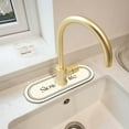 thumbnail image 4 of Sink Faucet Guard and Absorption Pad, Diatomite Mat, Quick Drying Drip Tray, for Kitchen, Bathroom, and Laundry Sink Areas, Prevents Water Marks, White, by FAJHHA, 4 of 7