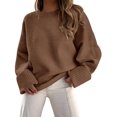 thumbnail image 1 of Suéter PRETTYGARDEN Marrón Oversized Peludo XL, 1 of 8