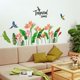 thumbnail image 3 of Un conjunto de pegatinas de pared de pájaros y plantas tropicales, pegatina de pared, Mural D, 3 of 5
