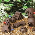 thumbnail image 2 of Aquarium Decor Fish Shelter House Pottery House Canister Simulation Stone Fish Tank Decoration Style 14, 2 of 5