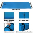 thumbnail image 3 of HALLOLURE Water Floating Mat Foam Pad, Bouncy Tear-Resistant XPE Foam, Recreation and Relaxing for Pool Lake River Ocean Outdoor Water Activities, 8.5x6FT/12.8x4.7FT, 3 of 9