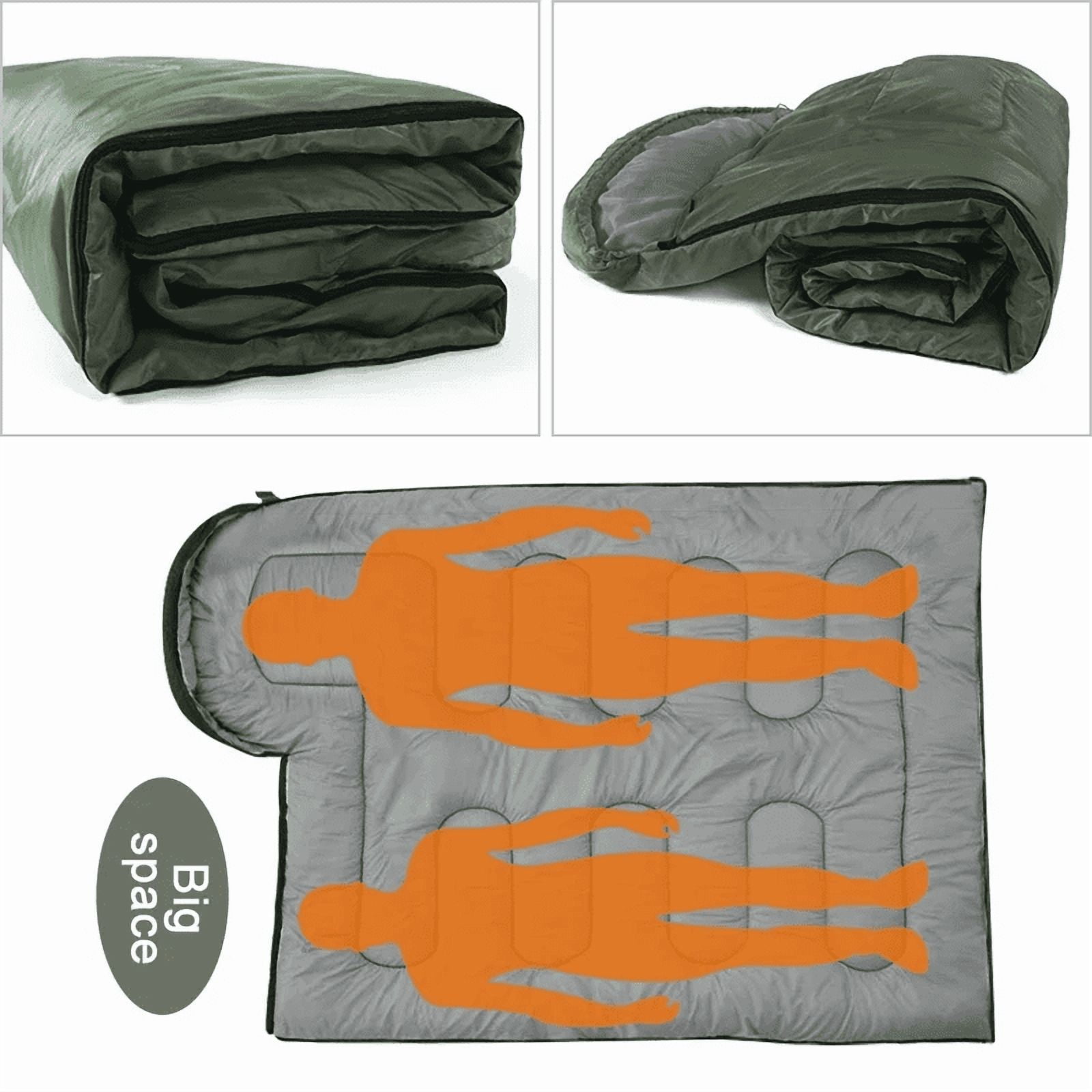 Camping Sleeping Bag Ultralight Waterproof 4 Season Warm Envelope Backpacking Sleeping Bags for Outdoor Traveling Hiking
