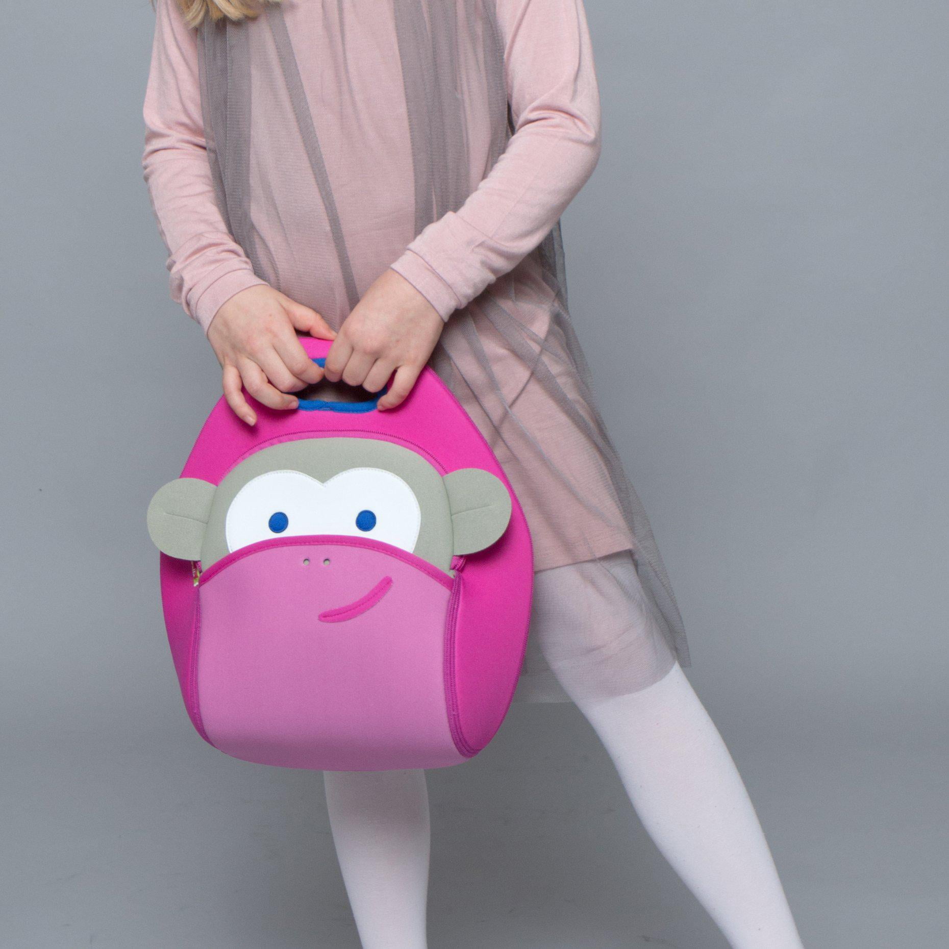 Dabbawalla Bags Blushing Pink Monkey Lunch Bag