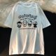 thumbnail image 3 of Camiseta de manga corta de algodón para niños y niñas, Camiseta holgada de Hello Kitty, Top de media manga para estudiantes, moda, 3 of 4