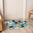 thumbnail image 6 of Ice Cream Polyester Non-Slip Machine Washable Office Chair Rug for Chair Rugs and Door Rug, 6 of 6