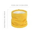 thumbnail image 2 of Mujeres Hombres sólido grueso cálido anillo bufanda cuello polaina calentador de cuello para regalo de Navidad, 2 of 9