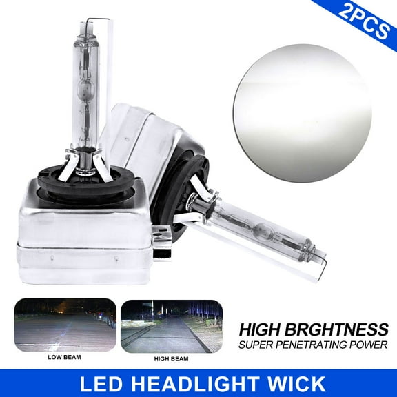 2PCS D3S HID Headlight bulb For Cadillac CTS 2014-2019 High/Low Beam D3S headlight 35W 6000K White