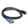 thumbnail image 1 of HD 1080P HDMI Male To 15 Pin VGA Connector Adapter Converter Cable For HDTV 3M, 1 of 9