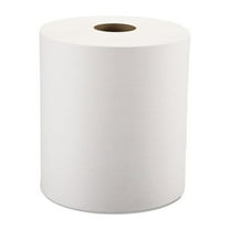 Paper Towels, Hardwound Roll Hand Towels, 6-Pack, 8" x 800ft per Roll, White, Hardwound Towel Dispensers Refill